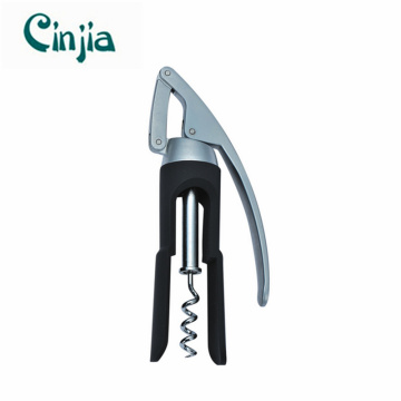 Fashion Zinc Alloy Food Grade PVC Corkscrew Easy Wine Opener